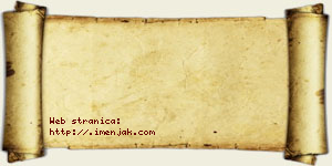 Danica Milijanović vizit kartica